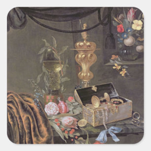 Pegatina Cuadrada Todavía vida 2