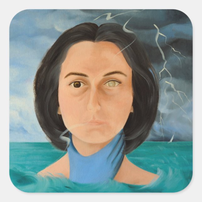 Pegatina Cuadrada Todo un suceso de 2010 (Anverso)