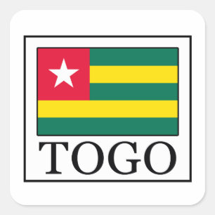 Pegatina Cuadrada Togo