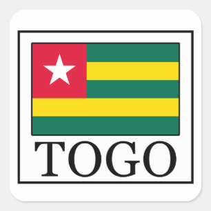 Pegatina Cuadrada Togo
