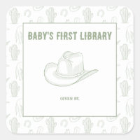 Toile de Jouy Green Cowboy - PRIMERA BIBLIOTECA DE