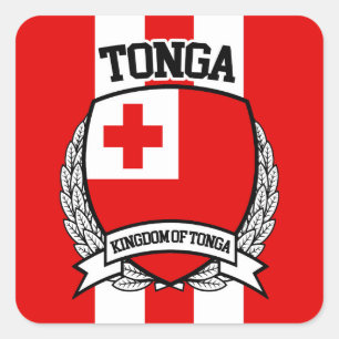 Pegatina Cuadrada Tonga