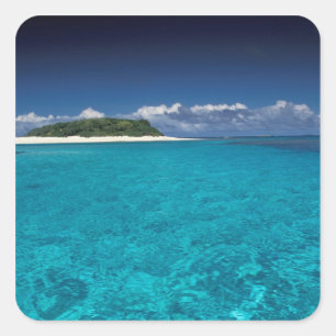 Pegatina Cuadrada Tonga, Vava'u, Paisaje