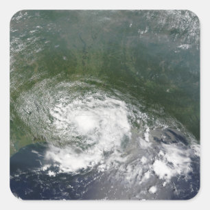 Pegatina Cuadrada Tormenta tropical Bertha