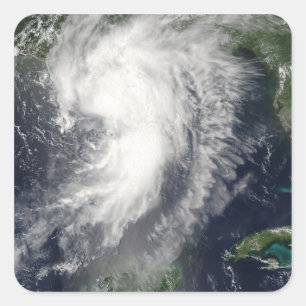 Pegatina Cuadrada Tormenta tropical Cindy