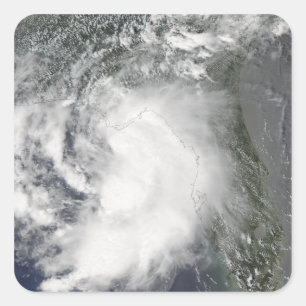 Pegatina Cuadrada Tormenta tropical Claudette