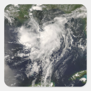Pegatina Cuadrada Tormenta tropical Eduardo