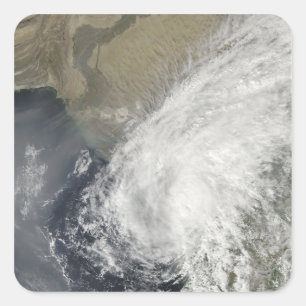 Pegatina Cuadrada Tormenta tropical Phyan