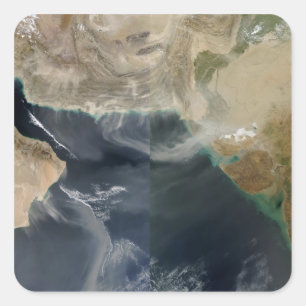 Pegatina Cuadrada Tormentas de polvo