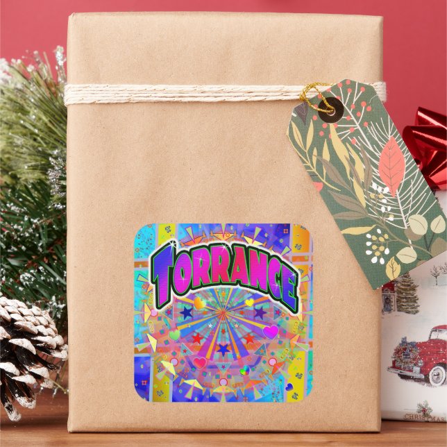 Pegatina Cuadrada Torrance Cosmic Unity Sticker (Vacaciones)