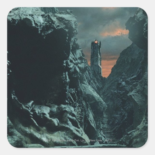 Pegatina Cuadrada Torre de Ortanca (Anverso)