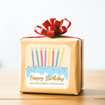 Torta de Cumpleaños Chic Negocio Personalizado