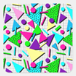 Pegatina Cuadrada totalmente radical