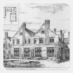 Pegatina Cuadrada Toynbee Hall