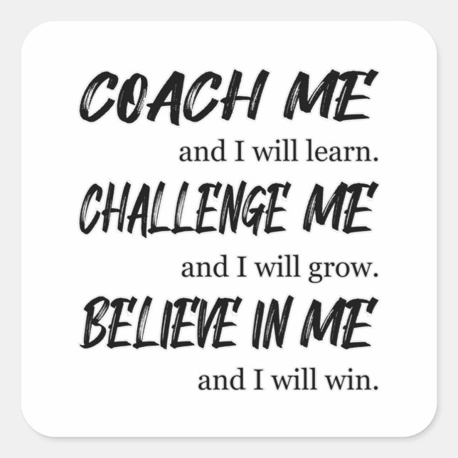 Pegatina Cuadrada Trabajo en equipo Trabajo Espíritu Trabajo Impresi (Anverso)