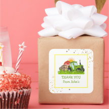 Tractor verde | Decoración de fiesta de cumpleaños