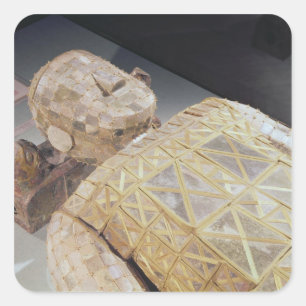 Pegatina Cuadrada Traje de entierro de Jade