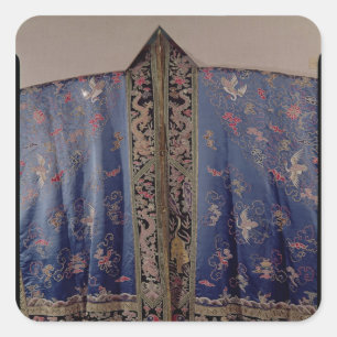 Pegatina Cuadrada Traje del Taoist de un templo imperial
