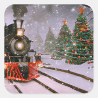 Tren forestal de árboles de Navidad