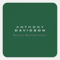 Trendy Up Forest Green Minimalista Business