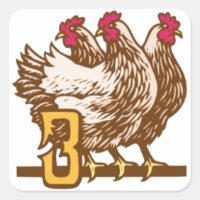 Tres gallinas francesas