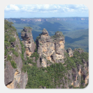 Pegatina Cuadrada tres hermanas