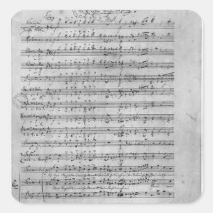 Pegatina Cuadrada Tres Lieder