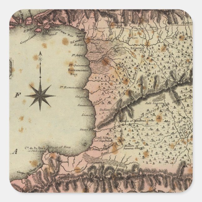 Pegatina Cuadrada Trinidad (Anverso)