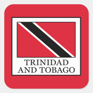 Pegatina Cuadrada Trinidad y Tabago