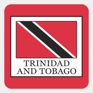 Pegatina Cuadrada Trinidad y Tabago