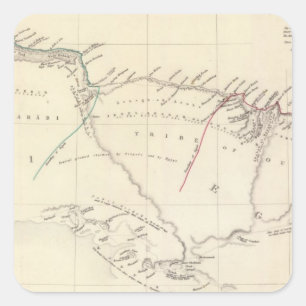 Pegatina Cuadrada Trípoli, Egipto