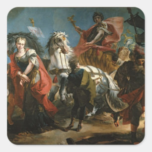 Pegatina Cuadrada Triumph de Marco Aurelius