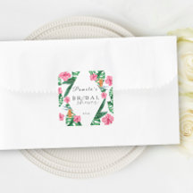 Tropical de Palma Aquarela Geométrico Desayuno de 