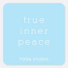 Pegatina Cuadrada "True Inner Peace" sticker