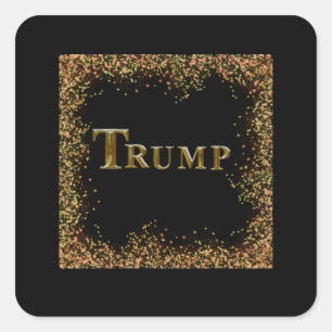 PEGATINA CUADRADA TRUMP 2024