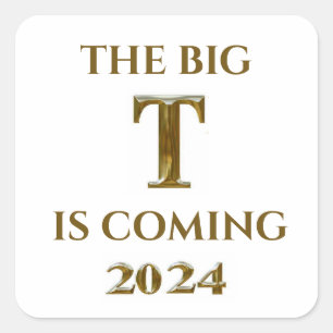 PEGATINA CUADRADA TRUMP 2024
