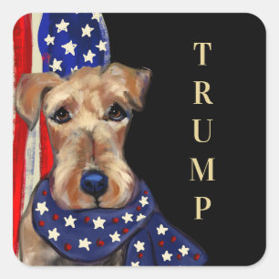 PEGATINA CUADRADA TRUMP 2024