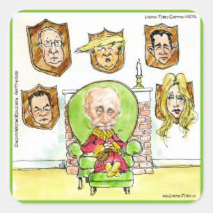 Pegatina Cuadrada Trump Es Putin En El Ritz Regalos