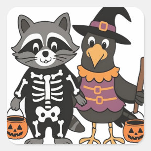 Pegatina Cuadrada Truqueros o Golosineros