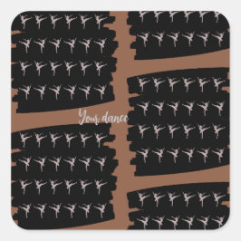 Pegatina Cuadrada Tu baile