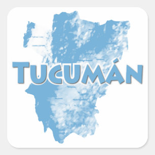 Pegatina Cuadrada Tucuman