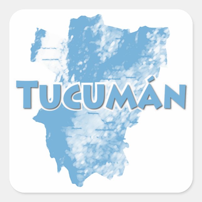 Pegatina Cuadrada Tucuman (Anverso)