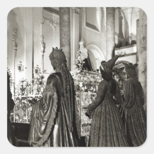 Pegatina Cuadrada Tumba de Maximilian I