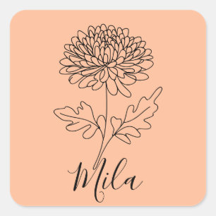 Pegatina Cuadrada Tumbler térmico