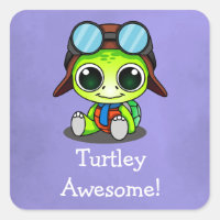 ¡Turtley Impresionante! Cute Chibi Personalizado T
