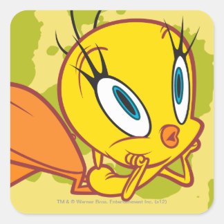 Pegatina Cuadrada TWEETY™ Soñando