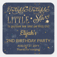 Twinkle Twinkle Pequeño Estrella Niño Segundo Fies