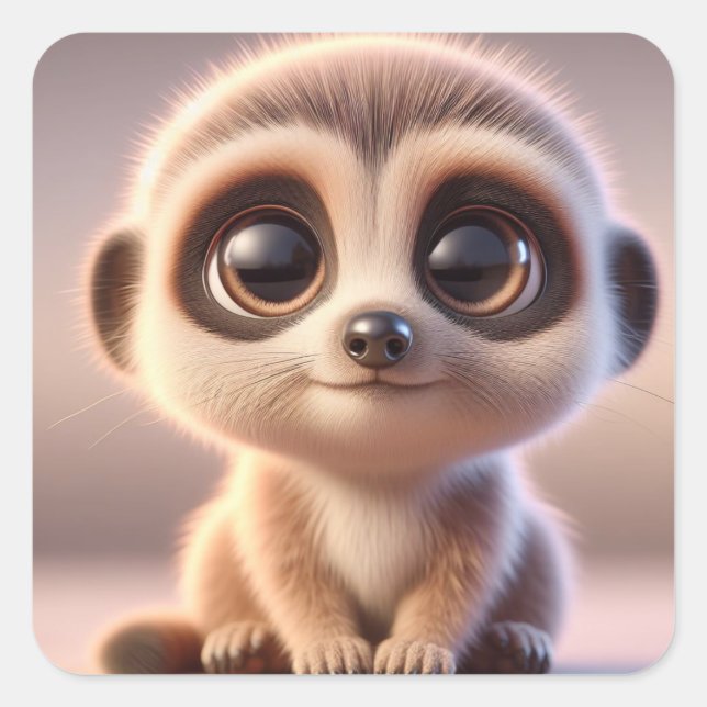 Pegatina Cuadrada Tyler (Anverso)