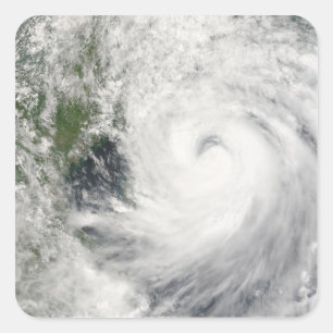 Pegatina Cuadrada Typhoon Prapiroon
