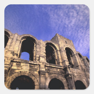 Pegatina Cuadrada UE, Francia, Provenza, Bouches, du, Rhone, 5